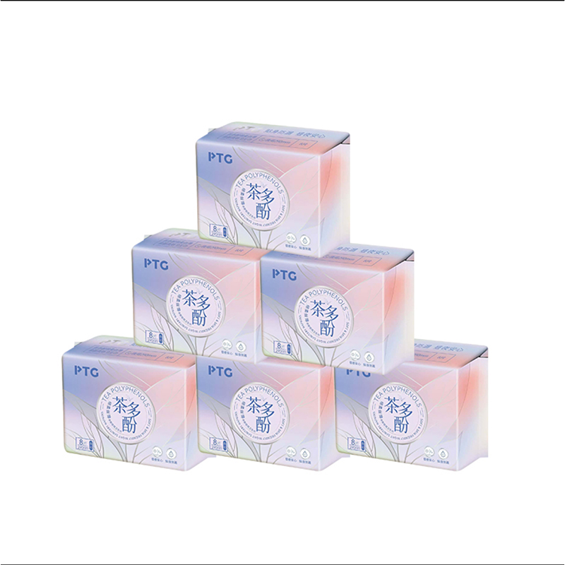 PTG茶多酚綿柔絲薄親膚夜用衛(wèi)生巾
